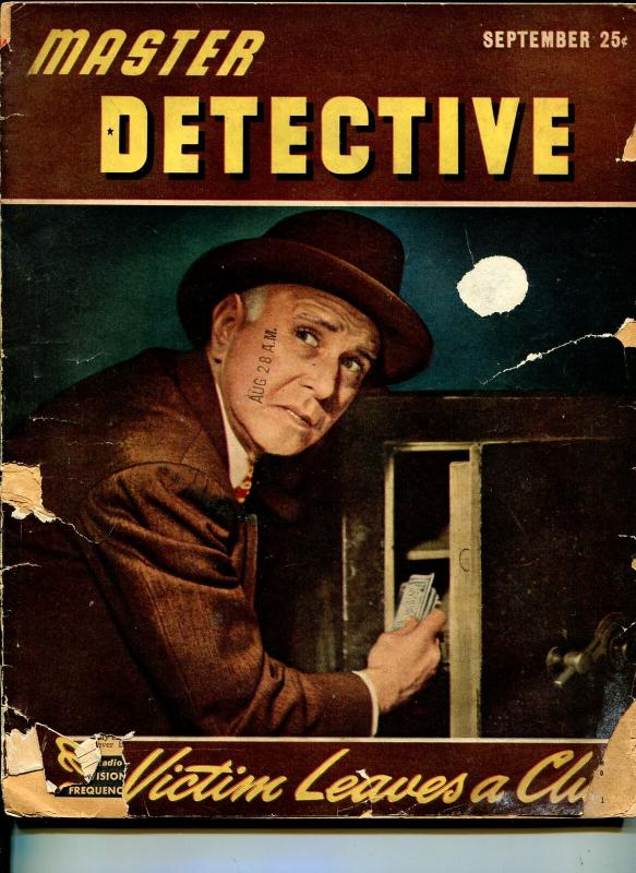 Master Detective 9/1946-MacFadden-safe cracking cover-P