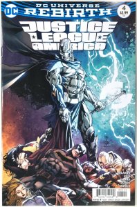 JUSTICE LEAGUE AMERICA Comic 4 — Rebirth — Batman — 2017 DC Universe VF+ Cond 761941349589