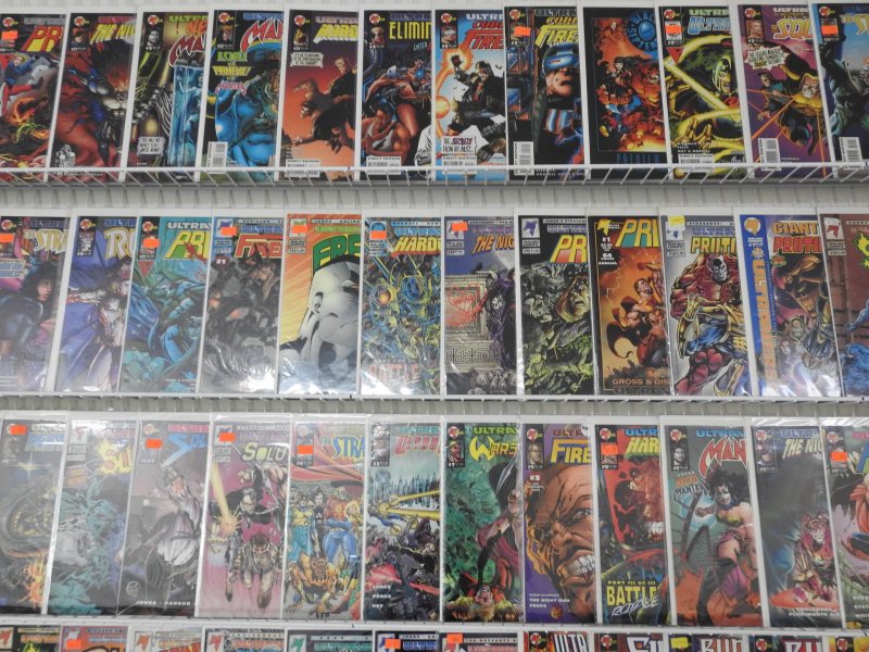 Huge Lot 160+ Comics W/ Prime, Night Man, Rune, Mantra+ Avg VF Condition!!