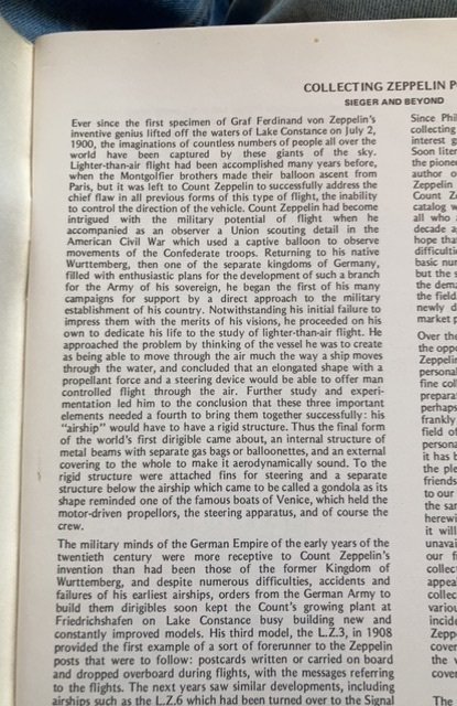 Roger KOERBER(PHILATELIST)Zeppelin posts auction catalogue, 1978