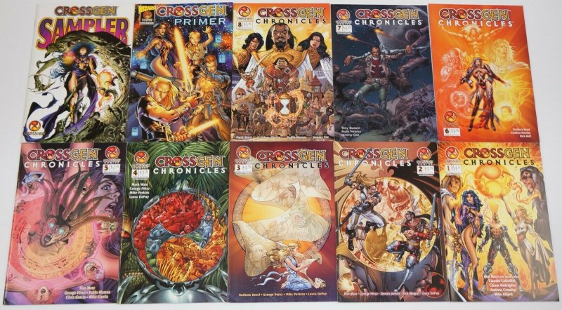 Crossgen Chronicles #1-8 VF/NM complete series + primer + sampler