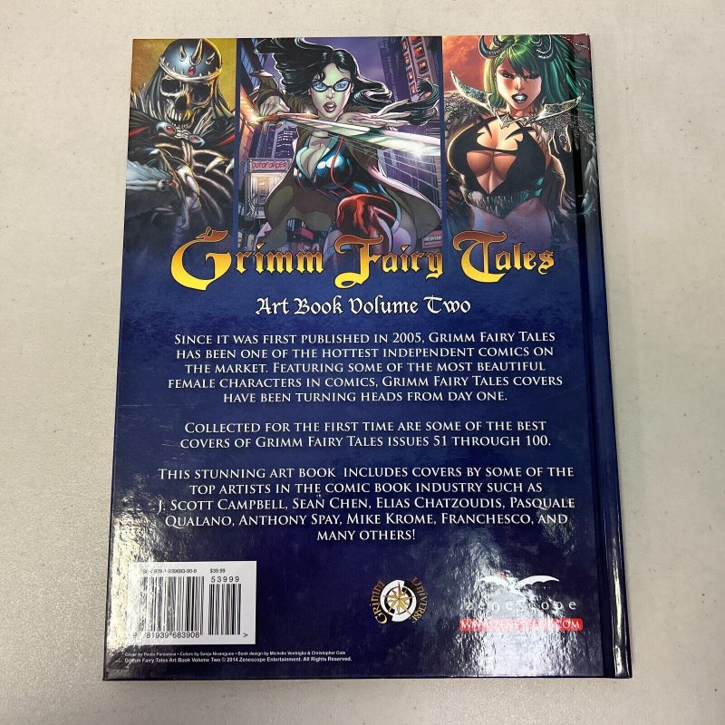 Grimm Fairy Tales Art Book Vol. 2 Hardcover J. Scott Campbell 