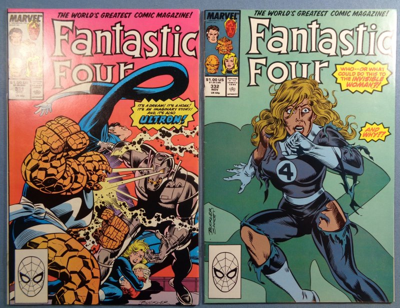 Fantastic Four Lot #325-349 Complete Run VF Spider-Man Hulk Ghost Rider