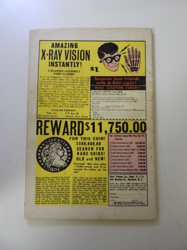 Fantastic Four Annual #3 (1965) VG/FN condition subscription fold