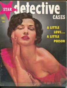 Star Detective Cases #4 1953-Dell-spicy cover-vice-violence-pulp thrills-FN