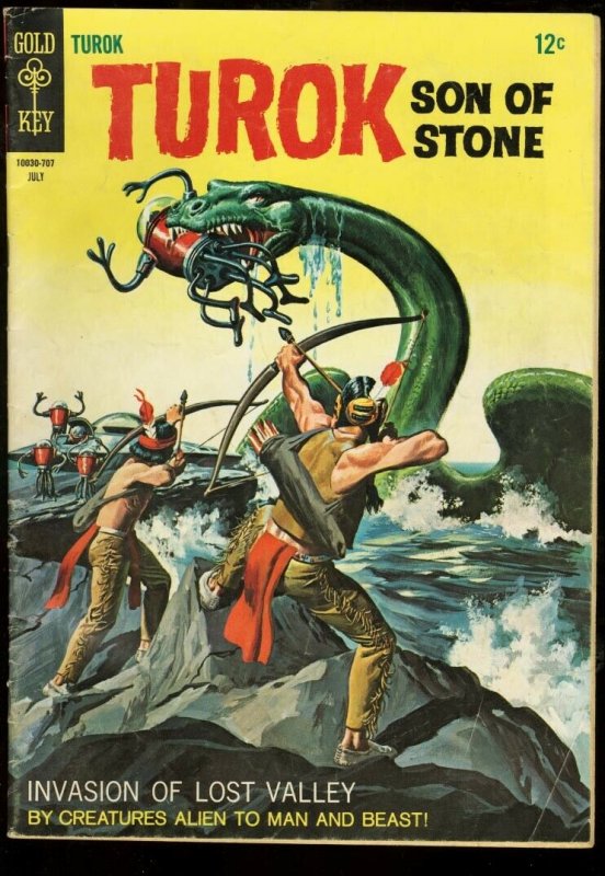 TUROK SON OF STONE #58-ALIEN ROBOT COVER-1967 VG