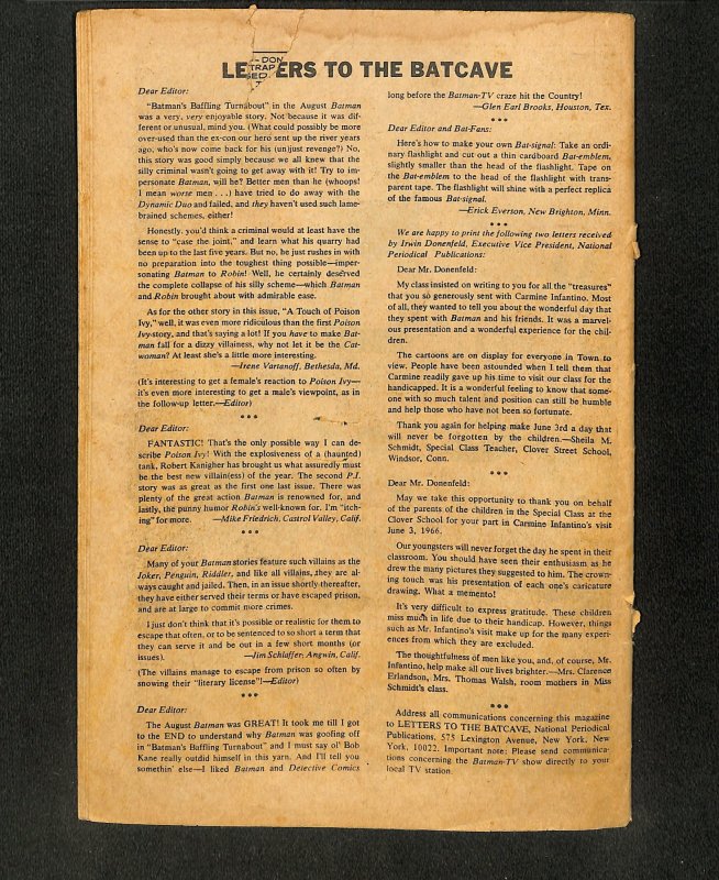 Batman #188 1st app Eraser