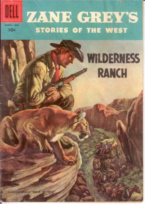 ZANE GREY 33 G-VG  Mar.-May 1957 COMICS BOOK