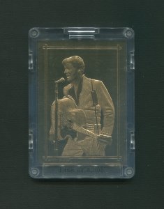 1993 Elvis Presley 23 Karat Gold Leaf collector card