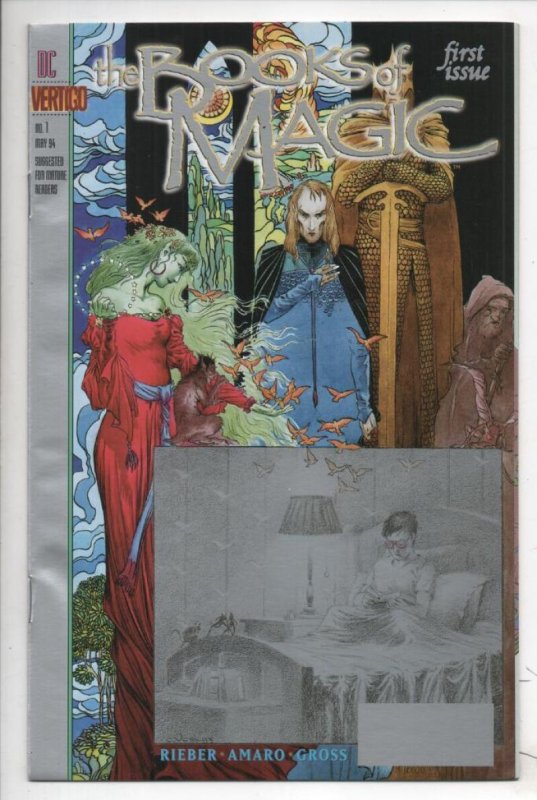 BOOKS OF MAGIC Platinum #1, NM-, Vertigo, Neil Gaiman,1994, Tim Hunter