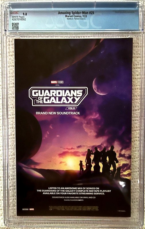 ?~MARVEL~AMAZING SPIDER-MAN #25~JOHN ROMITA JR.~MARYJANE VARIANT~?~CGC 9.8~?