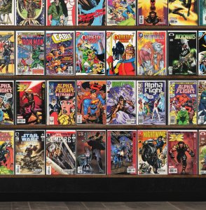 Huge Lot 150+ Comics with Alpha Flight, Thor, Camelot 3000 & More!