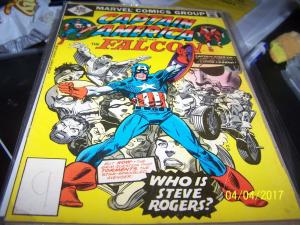 Captain America COMIC # 215 (Nov 1977, Marvel)  FALCON RARE .35 WHITMAN VARIANT