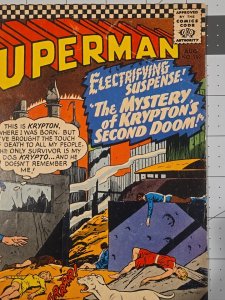 Superman #189 ?-Origin & Destruction Of Krypton II Made By Jor-El—DC Aug-1966