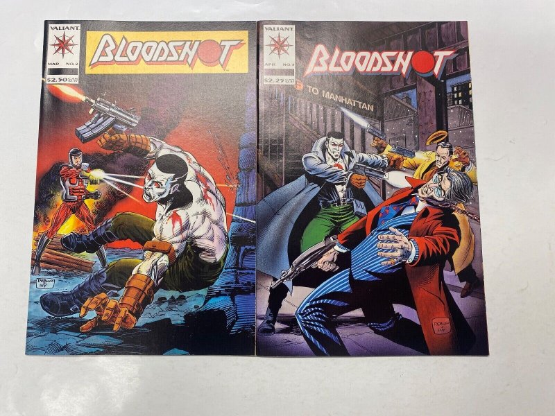 3 Bloodshot VALIANT comic books #2 3 4 24 KM13