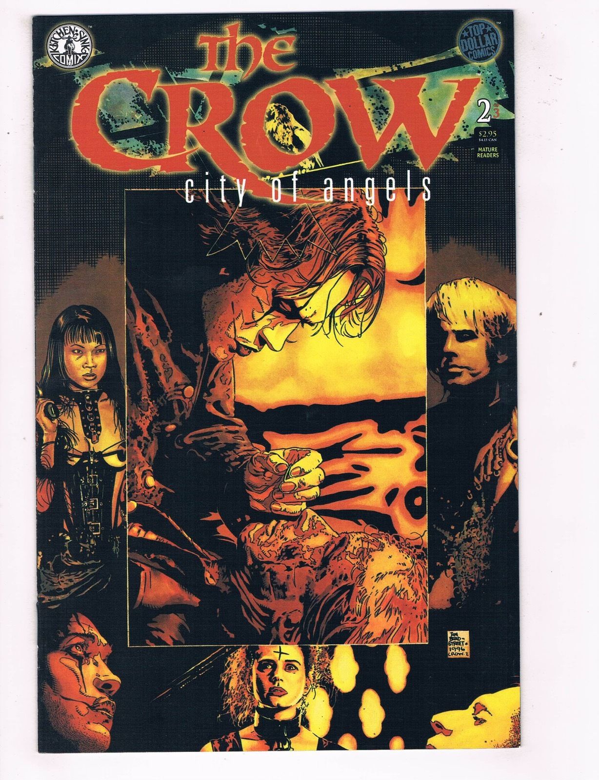Crow City Of Angels 1996 2 Kitchen Sink Comic Book Movie