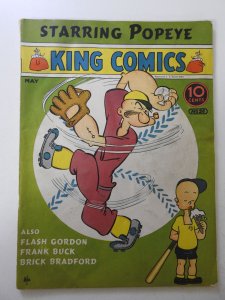 King Comics #26 (1938) VG+ Condition moisture stain 1/2 in spine split