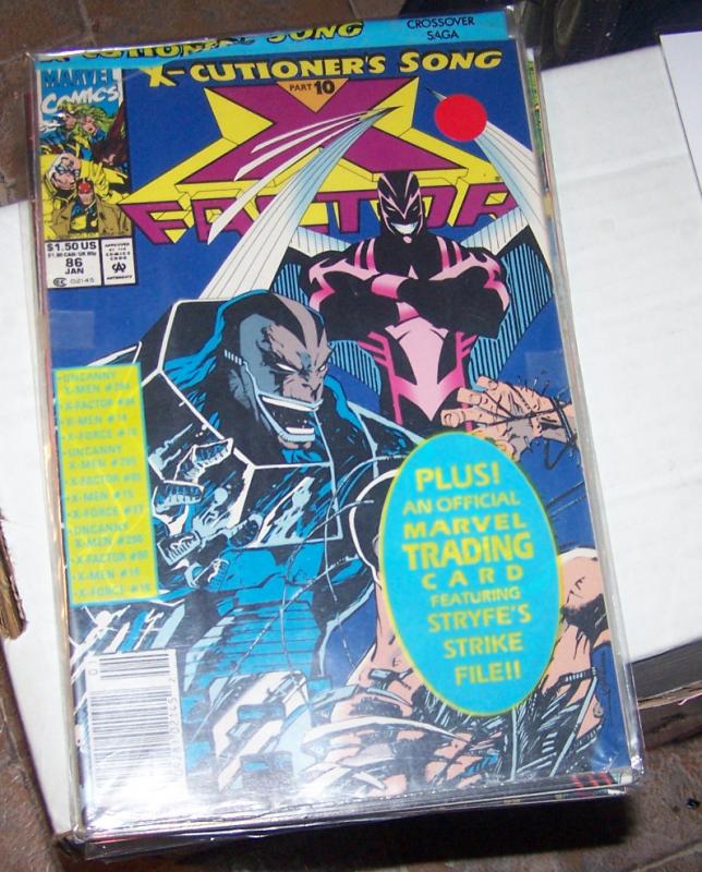 X-Factor # 86 1992 marvel   X-CUTIONERS SONG PT 10 APOCALYPSE +STYRFE