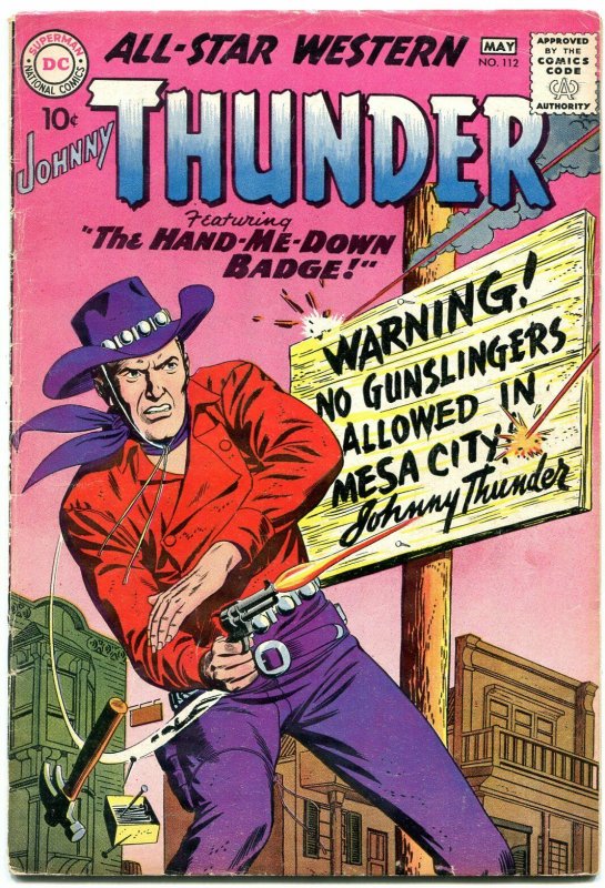 All-Star Western #112 1960-Johnny Thunder-Trigger Twins VG