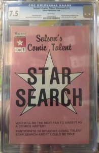 Solsons Comic Talent Starsearch #1 CGC 7.5