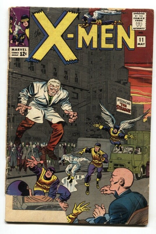 X-MEN #11 1965-MARVEL COMICS-1st APPEARANCE: STRANGER  FR/G