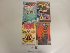 4 DC Vertigo Comics #4 Inferno #73 Hellblazer #36 1 Impulse Annual 23 TJ27