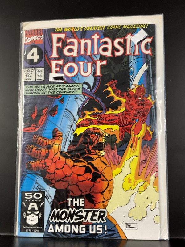 Fantastic Four #357 Direct Edition (1991)