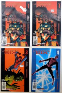 Ultimate Six Lot 4 #1 x2, 3, 4 2003 Marvel Ultimates / Ultimate Avengers Comics