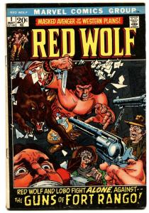 Red Wolf  #1 comic book 1972 marvel comic book first issue avengers