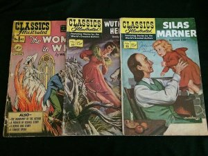 CLASSICS ILLUSTRATED #55, 59, 61