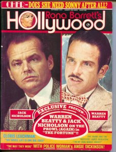 Rona Barrett's Hollywood-Jack Nicholson-Warren Beatty-Cloris Leachman-Sept-1973