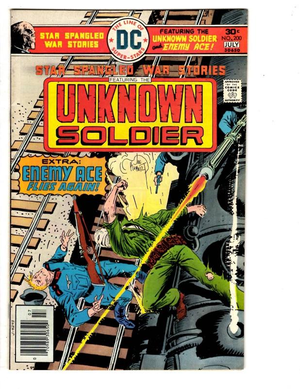 3 Star Spangled War Stories DC Comic Books # 199 200 201 Unknown Soldier J129