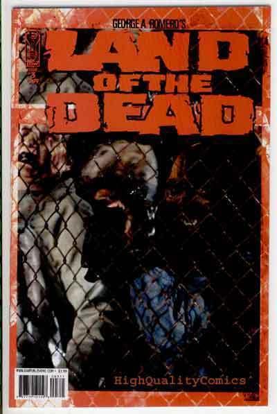 LAND of the DEAD #3, NM-, George Romero, Zombies, Gore,2005,more Horror in store