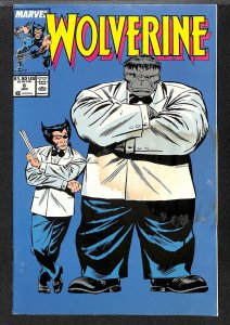 Wolverine (1988) #8 VG 4.0 Classic Grey Hulk Mr. Fixit cover!