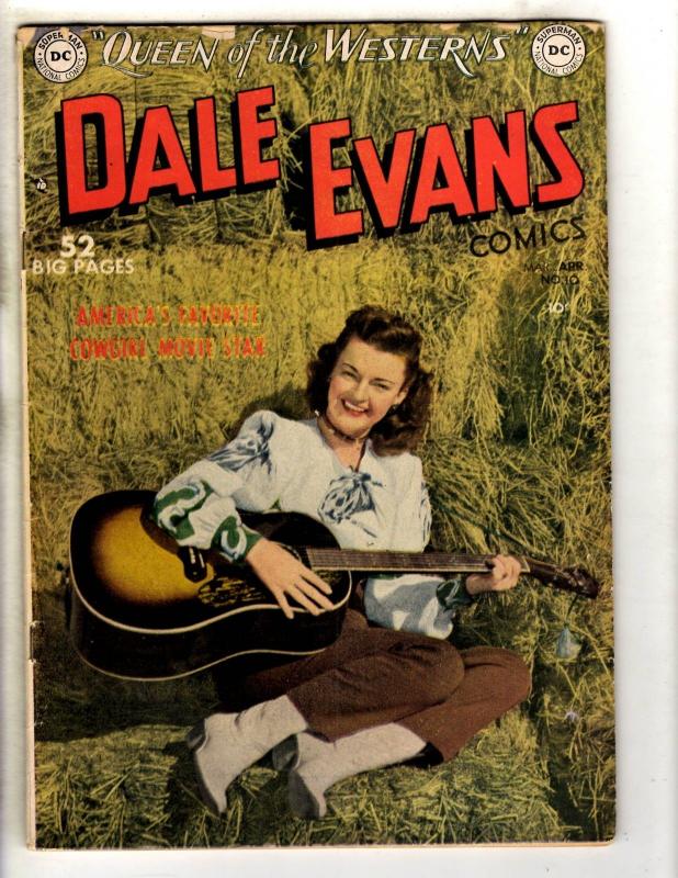 Dale Evans # 10 VG/FN DC Golden Age Comic Book Queen Of The Westerns JL8