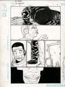 JSA: Classified #30 pg 19 Alex Sanchez Original Art  Mr.Terrific Justice Society