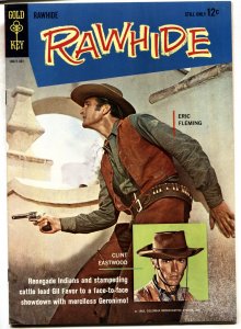 Rawhide #2 1963- Clint Eastwood & Eric Fleming photo cover VF