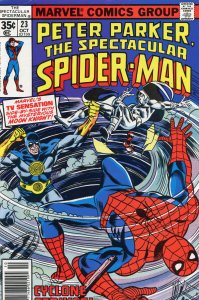 The Spectacular Spider-Man #23  (1978) Moon Knight Comic Book FN 6.0