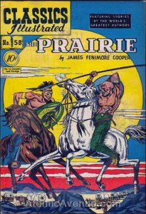 Classics Illustrated (Gilberton) #58 GD ; Gilberton | low grade comic the Prairi