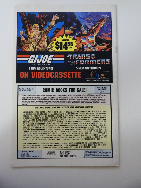 The Uncanny X-Men #202 FN+ Condition