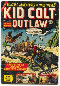 Kid Colt Outlaw #27 1953- Atlas Western comic VG