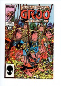 SERGIO ARAGONÉS GROO THE WANDERER #8  (1985) MARVEL COMICS  VF+ 