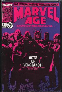 Marvel Age #81 (1989) Red Skull