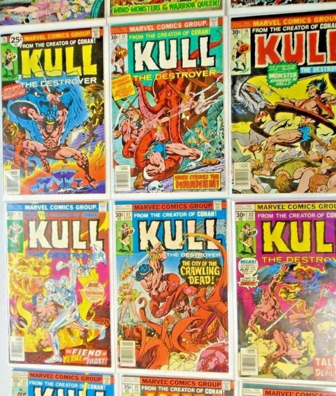 Kull the Conqueror (1st series) 18 diff from:#3-29 avg 7.0 (1972-78)