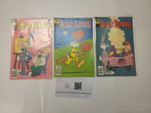 3 Bugs Bunny Whitman Comic Books #189 195 209 104 TJ26