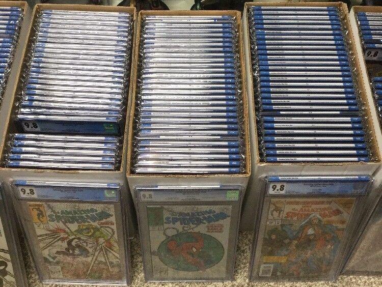 Amazing Spider-man 150-876 Vol 2 1-58 All Cgc 9.8 238 252 298 299 300 301 361 36