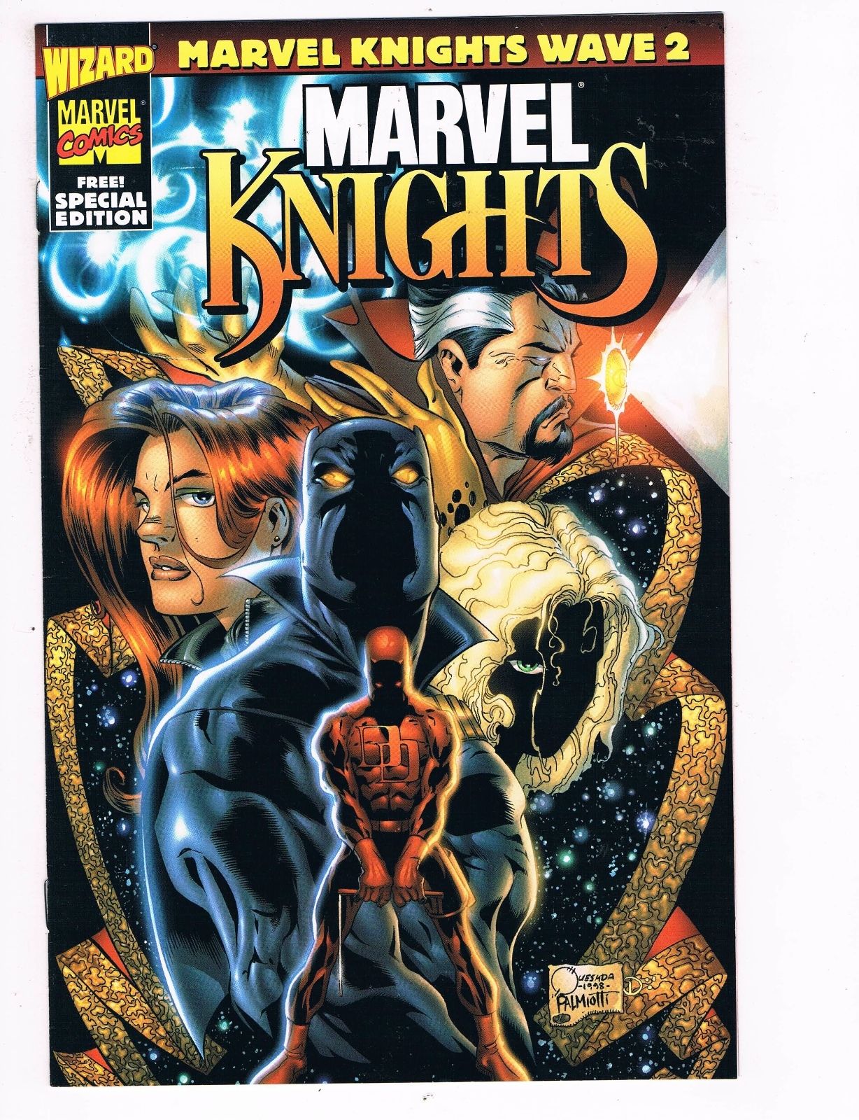 Marvel knights. Комикс Marvel Knights. Рыцари Марвел. Wizard Марвел. Marvel волна.