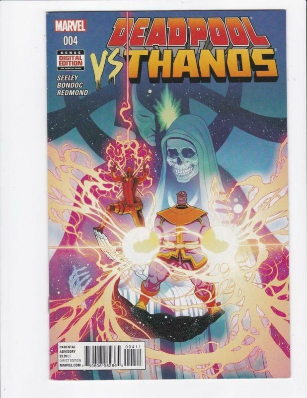 DEADPOOL vs THANOS #4, NM, Tim Seeley, Death, 2015, Marvel, Infiniity War