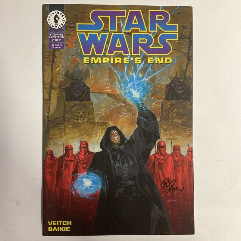 Star Wars Empire's End 2 1995 Signed by Dave Dorman Dark Horse NM near mint