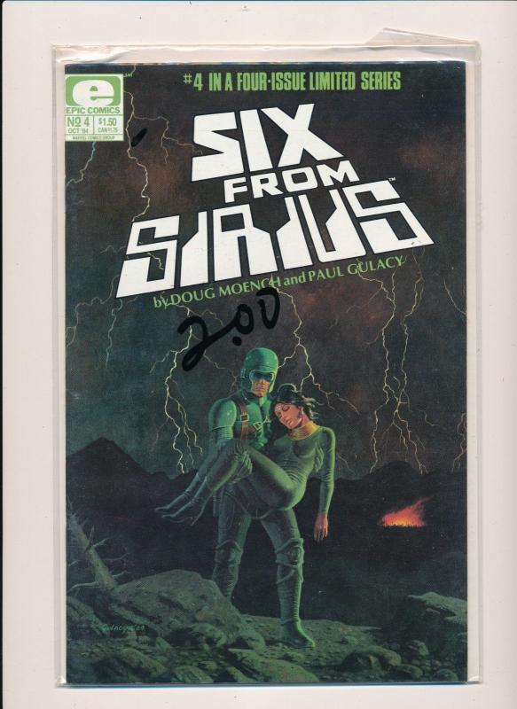 Epic Comics Set of 4-SIX FROM SIRIUS #1-#4  VERY FINE  (HX925) 